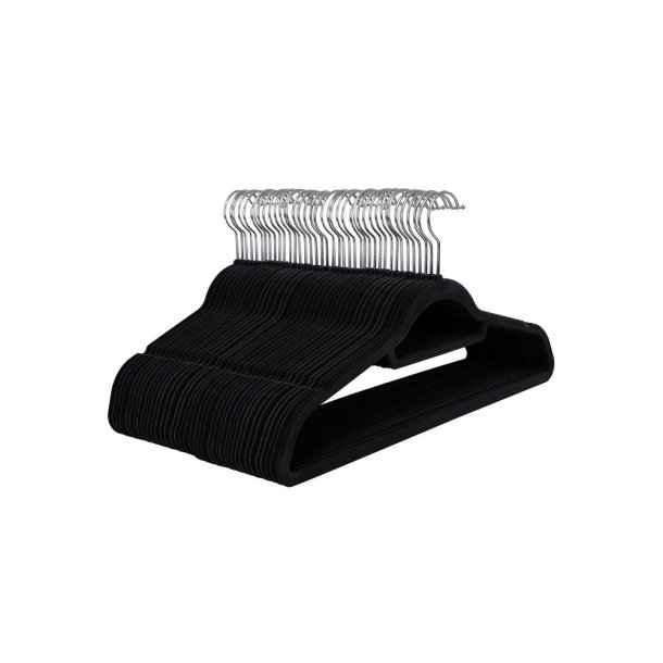 Bjler m. Velour, Sort - 50 Stk.