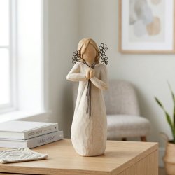 Willow Tree Friendship figur st�ende p� kommode