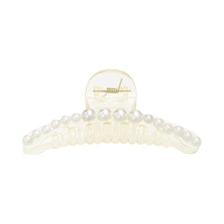 Hrklemme m. Perler - Gemma Hvid