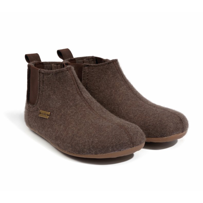 Haflinger Hjemmesko Dame - Hygge, brun