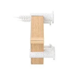 Knager�kke Montage 6, Hvid / Natur, 51 cm.