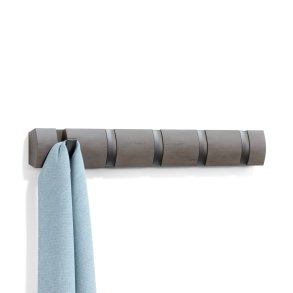 Knagerkke Umbra Flip 5 Hook, Gr / Pewter