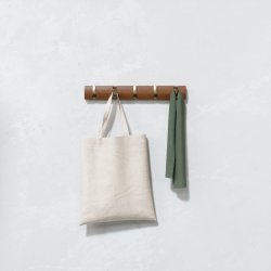 Knagerkke Umbra Flip 5 Hook, lys Valnd / Guld