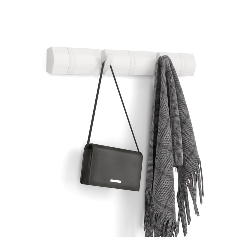 Knager�kke Umbra Flip 5 Hook, Hvid