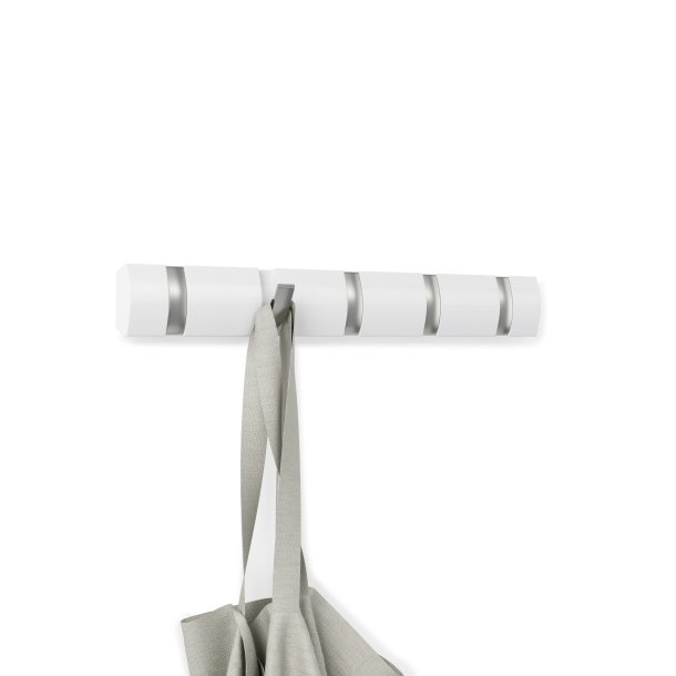 Knagerkke Umbra Flip 5 Hook, Hvid