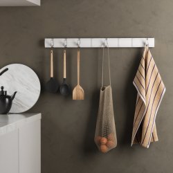 Knager�kke Umbra Flip 8 Hook, Hvid