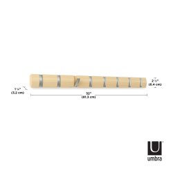 Knagerkke Umbra Flip 8 Hook, Natural
