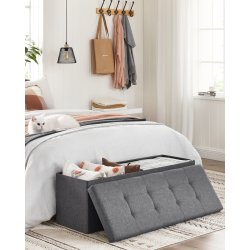 Opbevaringsb�nk 110 cm m. L�g og Opbevaringsrum, Gr�