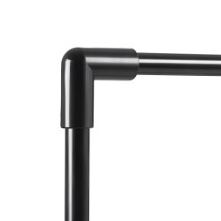 Skoreol med 4 hylder  sort, til 20 par sko