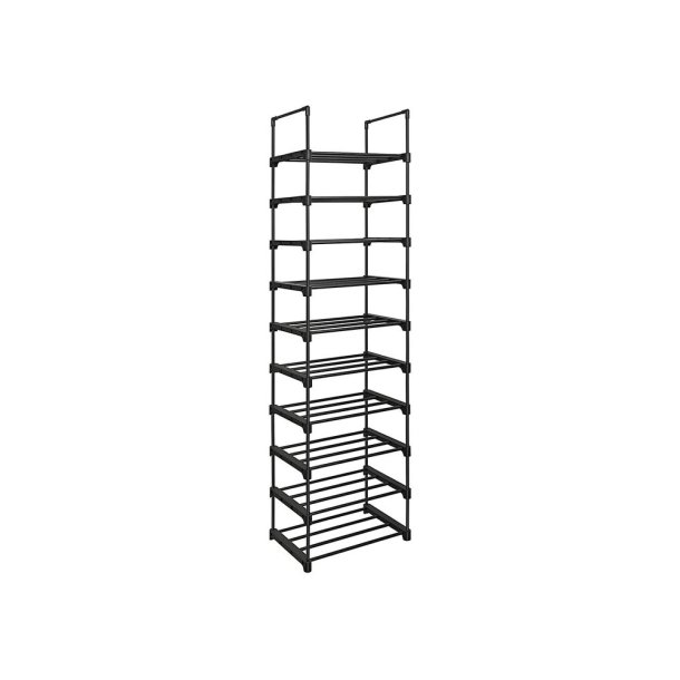 Skoreol m. 10 Hylder, Sort