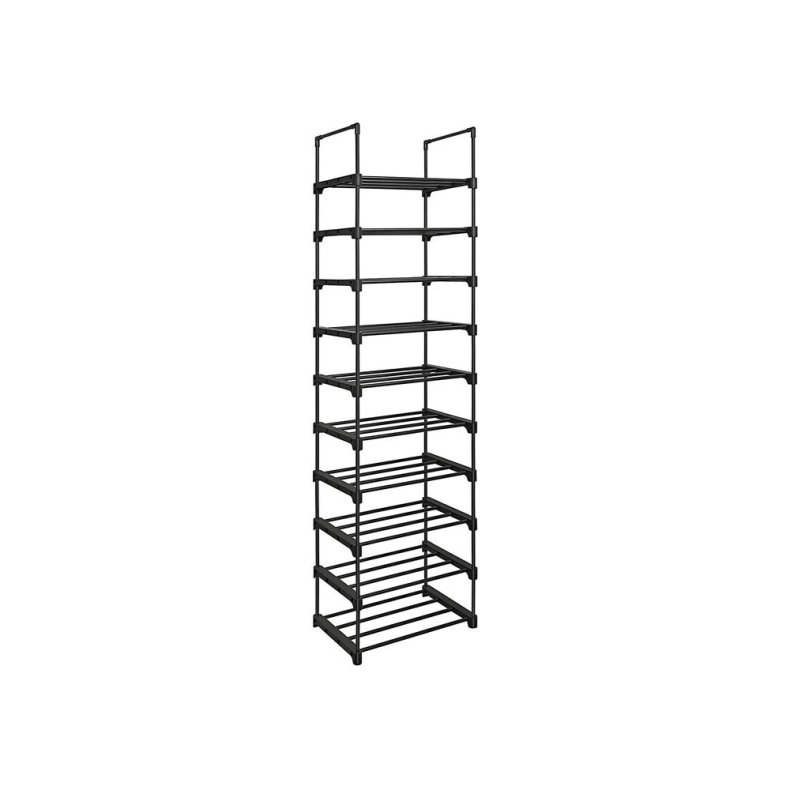 Skoreol m. 10 Hylder, Sort