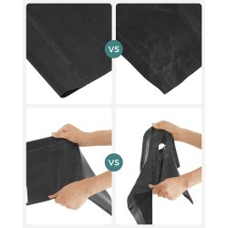 Skoreol m. 10 Stofhylder, Sort