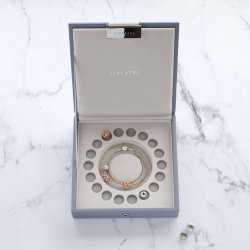 Smykkeskrin - Stackers Dusky Blue Charm Box