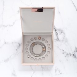 Smykkeskrin - Stackers Blush Rose Gold Charm Box
