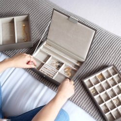 Smykkeskrin - Stackers Classic Mink m. 3 moduler