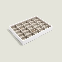 Smykkeskrin - Stackers Classic Hvid Rose Gold m. 3 moduler