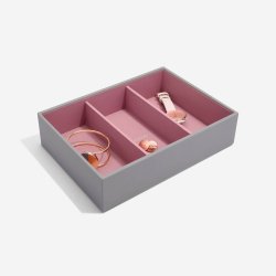 Smykkeskrin - Stackers Classic Grey &amp; Rose m. 3 moduler