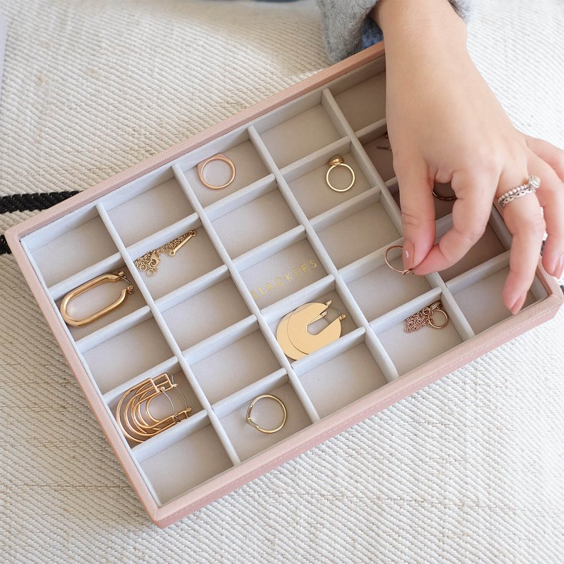 Smykkeskrin - Stackers Classic Blush Pink 25