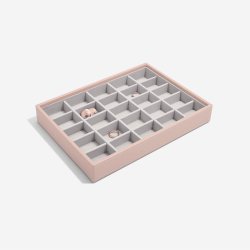 Smykkeskrin - Stackers Classic Blush Pink Gold m. 3 moduler