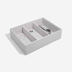 Smykkeskrin - Stackers Classic Pebble Grey m. 3 moduler