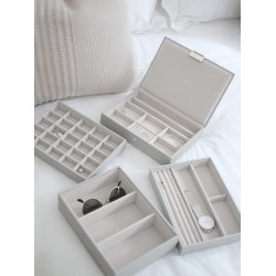 Smykkeskrin Stackers Classic Pebble Grey m. 4 moduler
