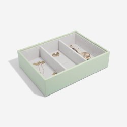 Smykkeskrin - Stackers Classic Sage Green m. 3 moduler