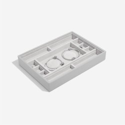 Smykkeskrin - Stackers Classic Pebble Grey 2 Charms