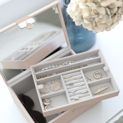 Stackers Luxury Classic Smykkeskrin Blush Pink