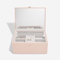 Stackers Luxury Classic Smykkeskrin Blush Pink