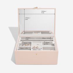 Stackers Luxury Classic Smykkeskrin Blush Pink