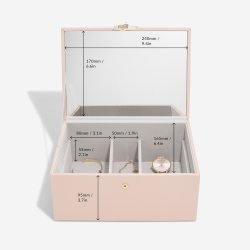 Stackers Luxury Classic Smykkeskrin Blush Pink