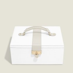 Stackers Luxury Classic Smykkeskrin Pebble White