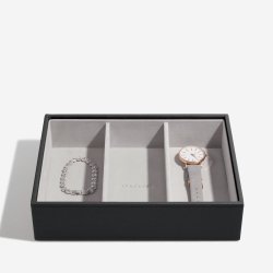 Smykkeskrin Stackers Classic Sort Raffia m. 3 moduler