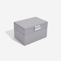 Lille Smykkeskrin - Stackers Mini Grey &amp; Mint m. 2 moduler