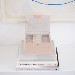 Lille Smykkeskrin - Stackers Mini Blush Pink m. 2 moduler