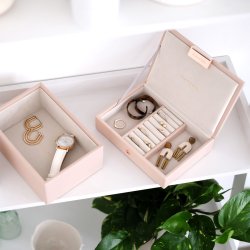 Lille Smykkeskrin - Stackers Mini Blush Pink m. 2 moduler
