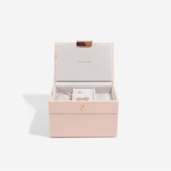 Lille Smykkeskrin - Stackers Mini Blush Pink m. 2 moduler