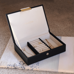 Lille Smykkeskrin - Stackers Mini Sort Top m. lg