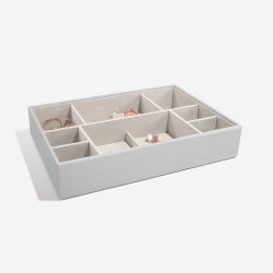 Smykkeskrin - Stackers SUPERSIZE Pebble Grey m. 3 moduler