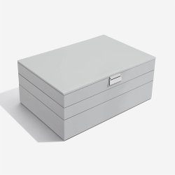 Smykkeskrin - Stackers SUPERSIZE Pebble Grey m. 3 moduler