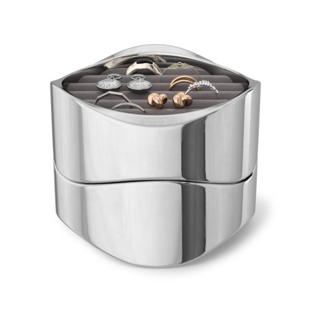 Smykkeskrin Umbra Wavy Jewelry Organizer, Krom
