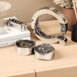 Smykkeskrin Umbra Wavy Jewelry Organizer, Krom