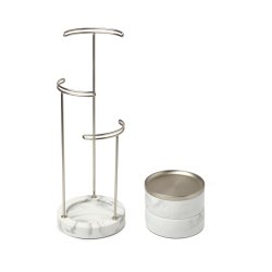 Smykkestativ Umbra Tesora, hvid/krom