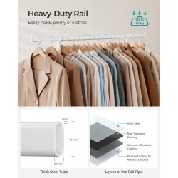 Tjstativ m. 90 kg. Breevne, Hvid