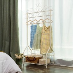 Tjstativ Vintage Stil, hvid