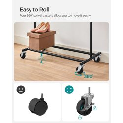 Tjstativ m. 90 kg. Breevne, Sort