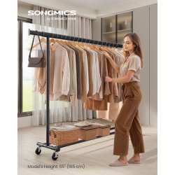 Sort T�jstativ m. 130 kg. B�reevne, 200 cm.