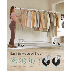 T�jstativ Metal m. Hjul 110 kg. B�reevne, 200 cm.