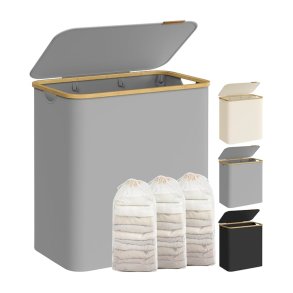 Vasket�jskurv 150L m. 3 Rum, L�g og Aftagelige Poser, Gr�