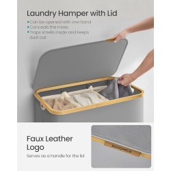 Vasket�jskurv 150L m. 3 Rum, L�g og Aftagelige Poser, Gr�